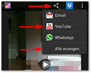 Android: Video bei YouTube hochladen (Bild 1)